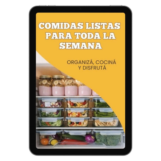 Ebook– APRENDE MI MÉTODO para cocinar 1 VEZ y olvidate del estrés + 6 BONUS DE REGALO 🎁